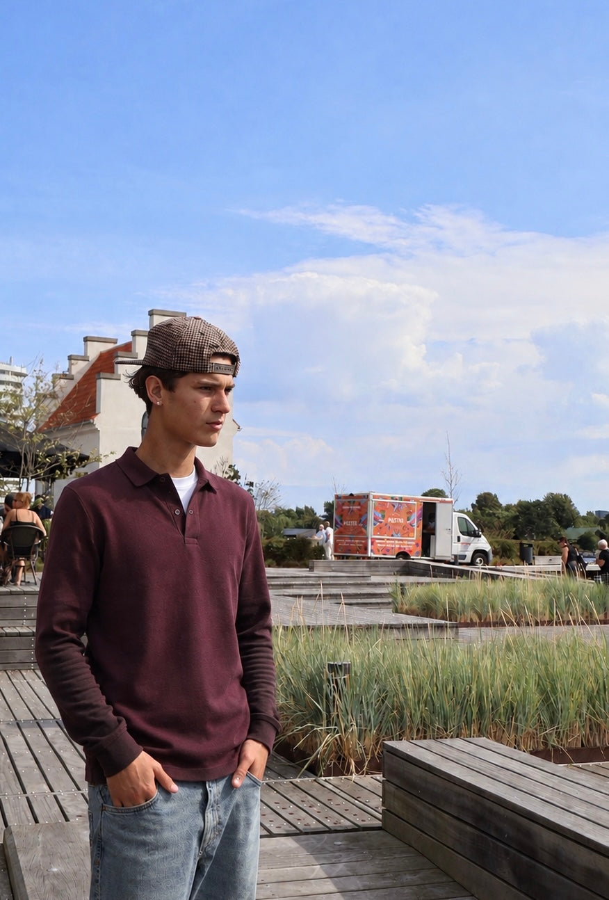 Burgundy Polo