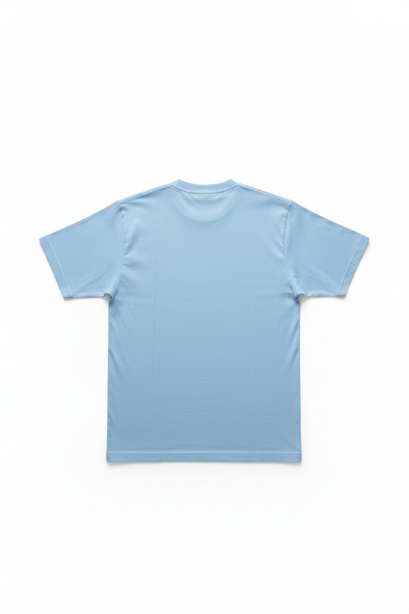 Light blue back