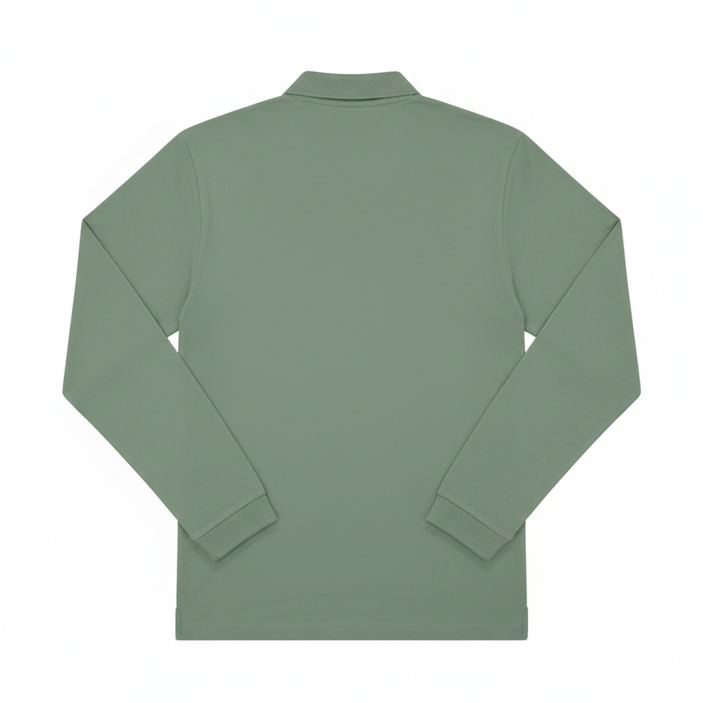 Olive Longsleeve Polo